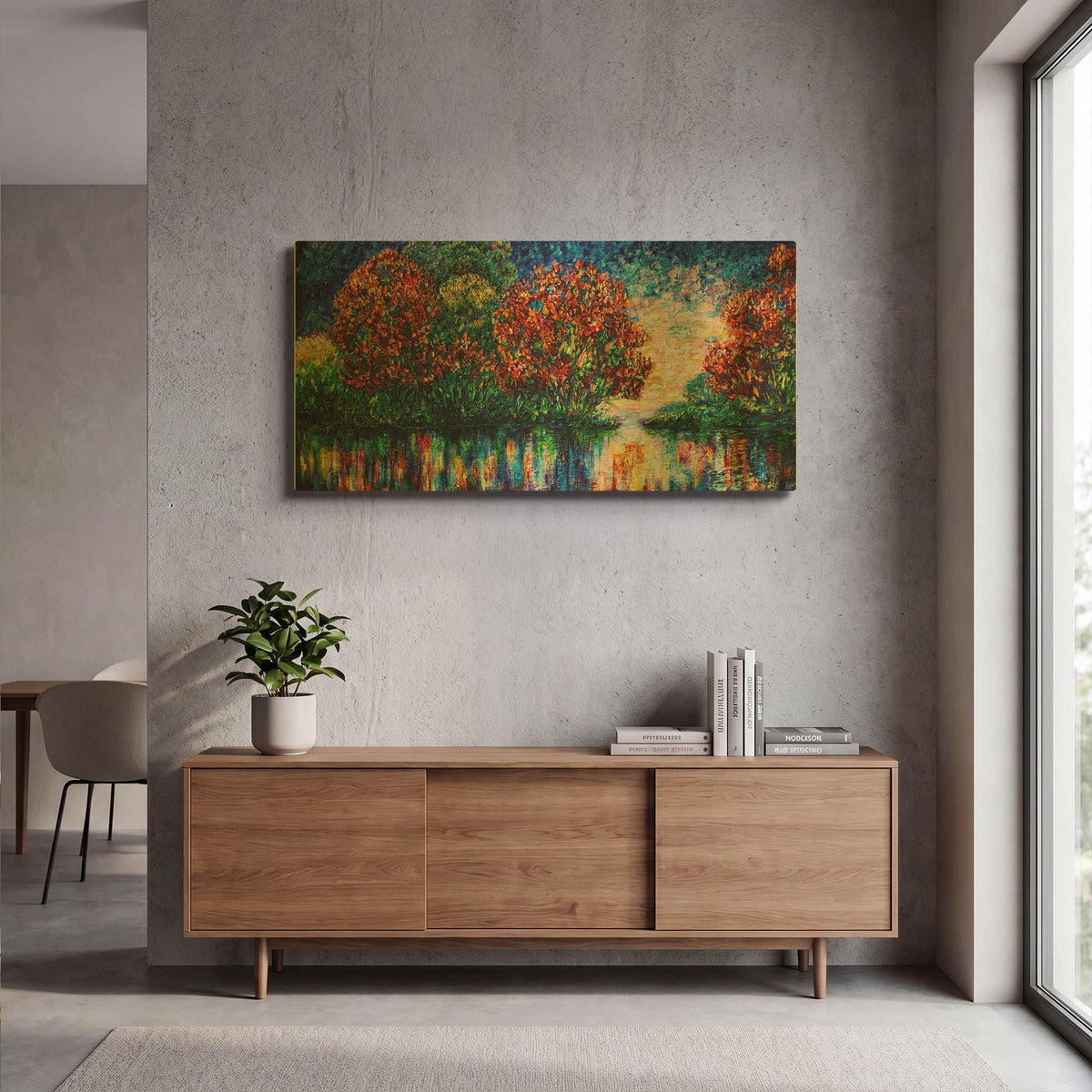 'Rippled Sunset' By Lena Owens Gold Metal Wall Art