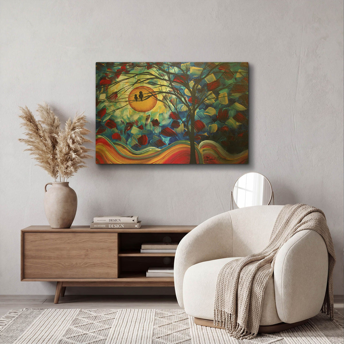 'Baby Bird' By Megan Duncanson Gold Metal Wall Art