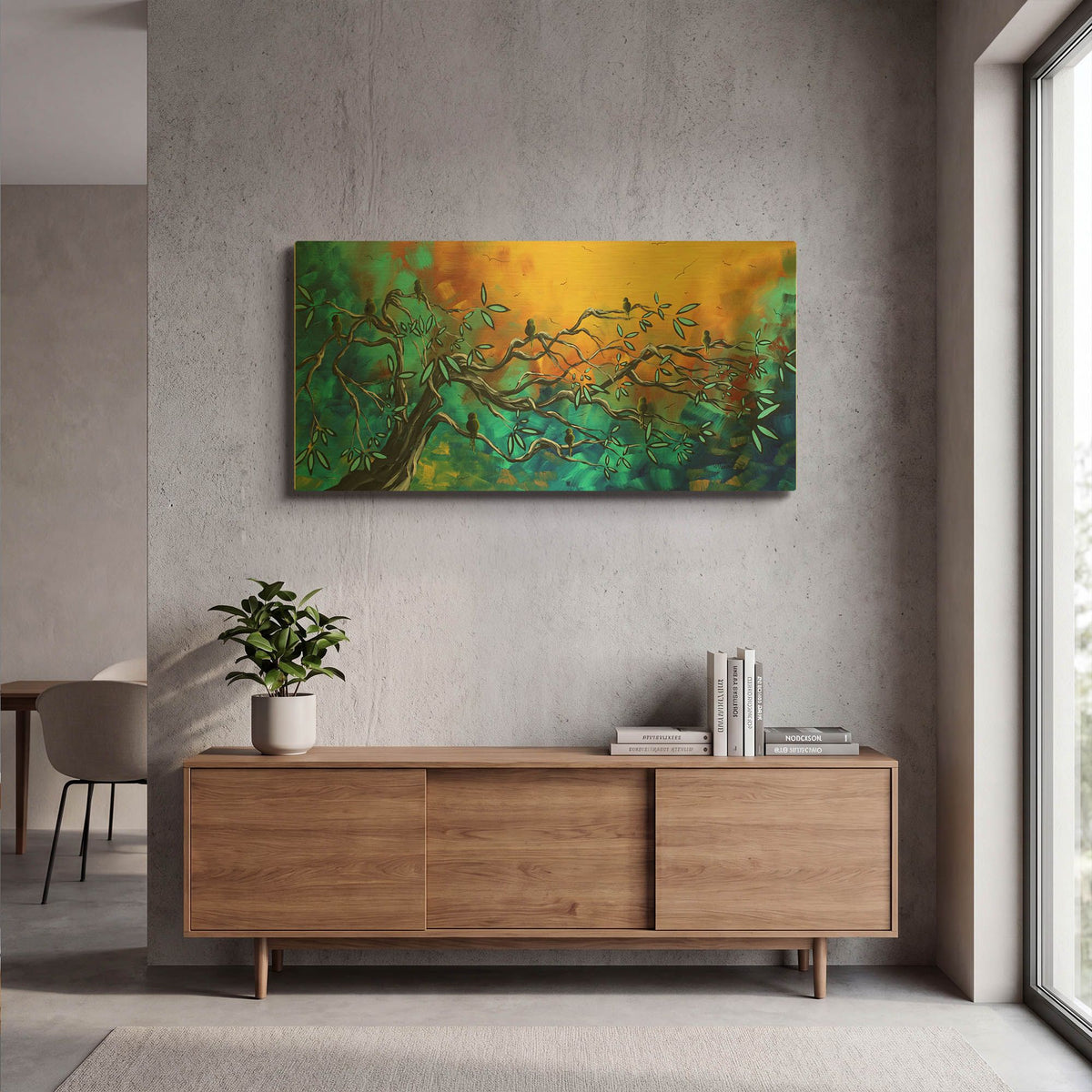 'Dream Watchers' By Megan Duncanson Gold Metal Wall Art