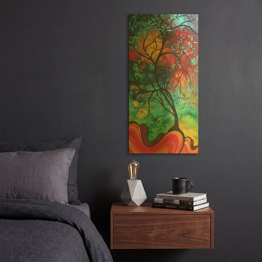 'Languishing in the Breeze' By Megan Duncanson Gold Metal Wall Art
