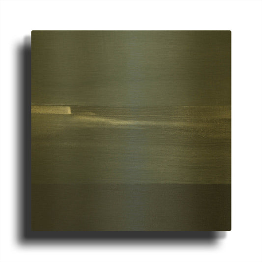 'Spatial Composition 10' By Stephanie Villafane Gold Metal Wall Art