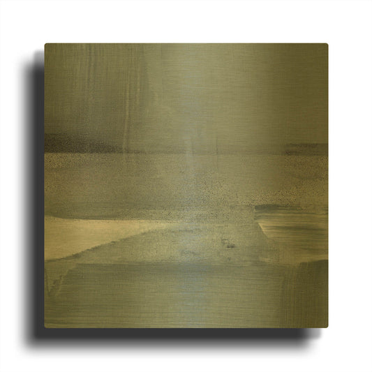 'Spatial Composition 11' By Stephanie Villafane Gold Metal Wall Art