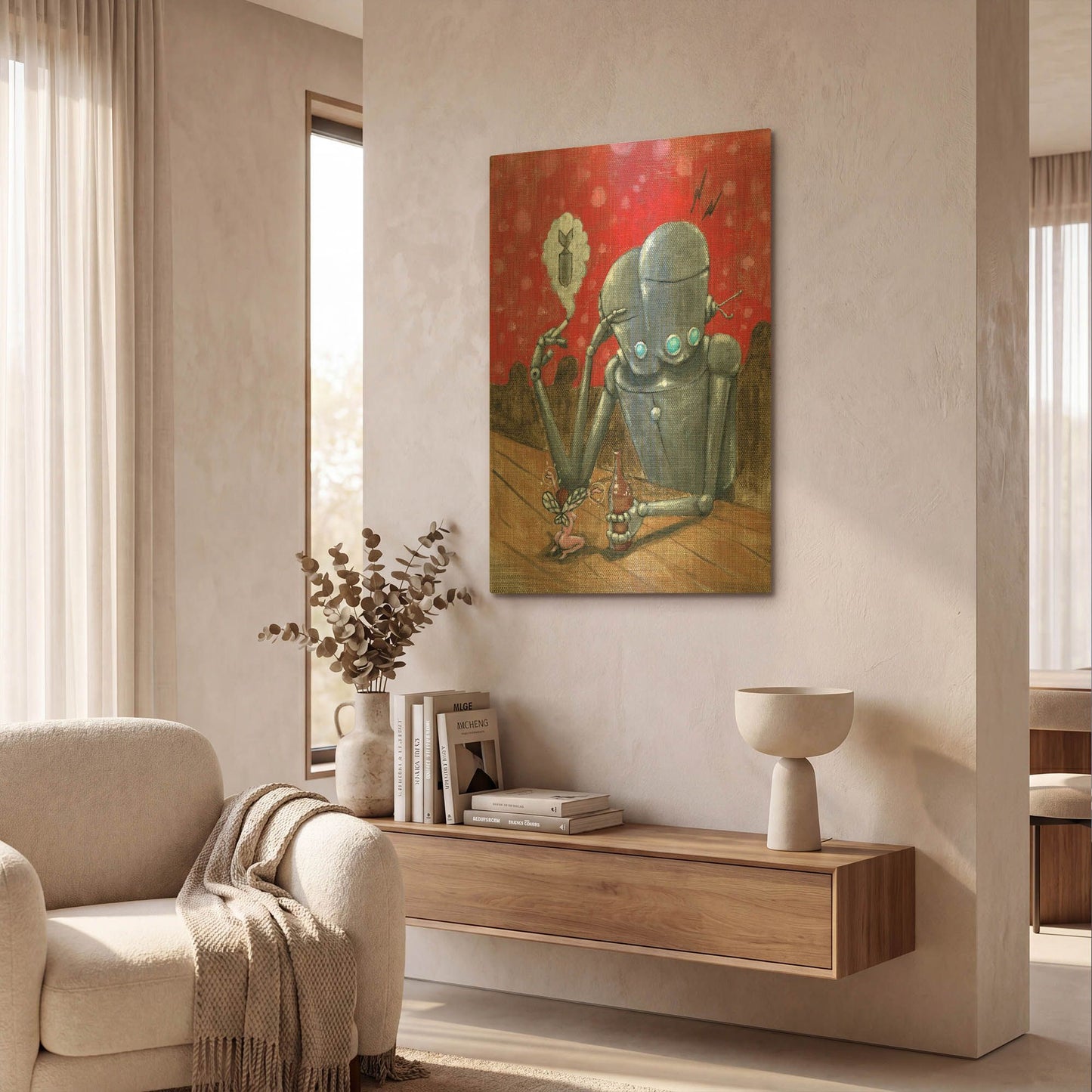 'Prophecy' By Craig Snodgrass Gold Metal Wall Art
