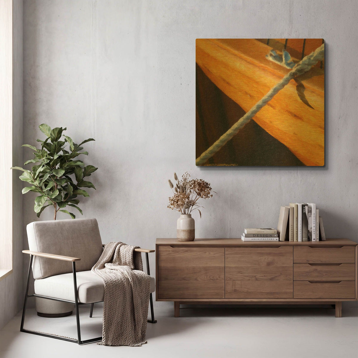 'Nautical Closeups 1' By Carlos Casamayor Gold Metal Wall Art