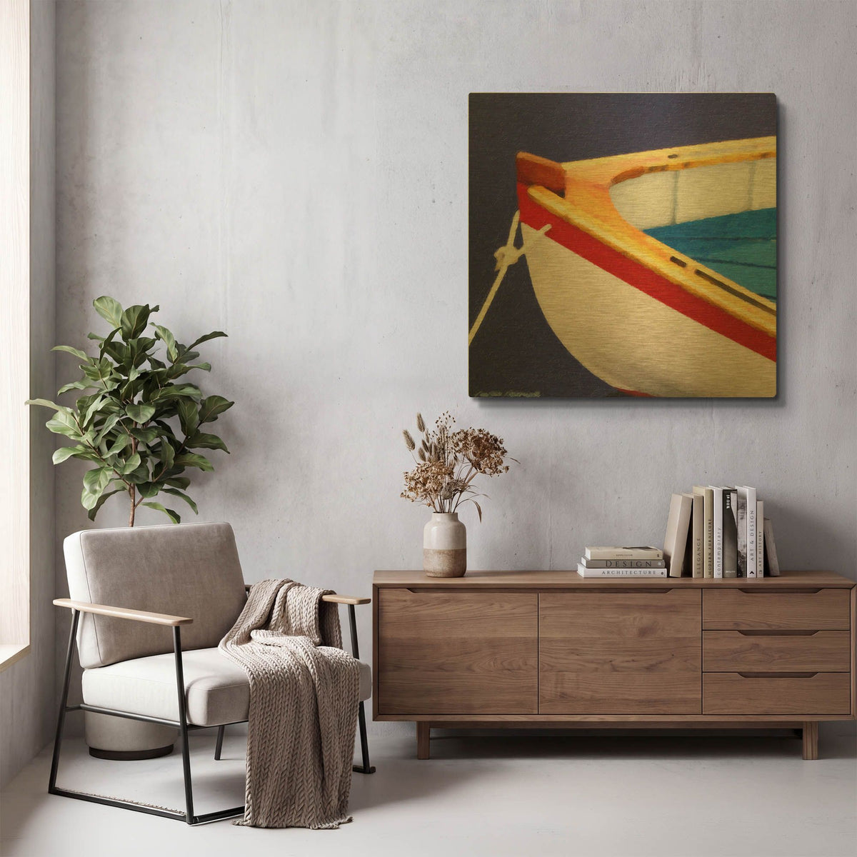 'Nautical Closeups 14' By Carlos Casamayor Gold Metal Wall Art