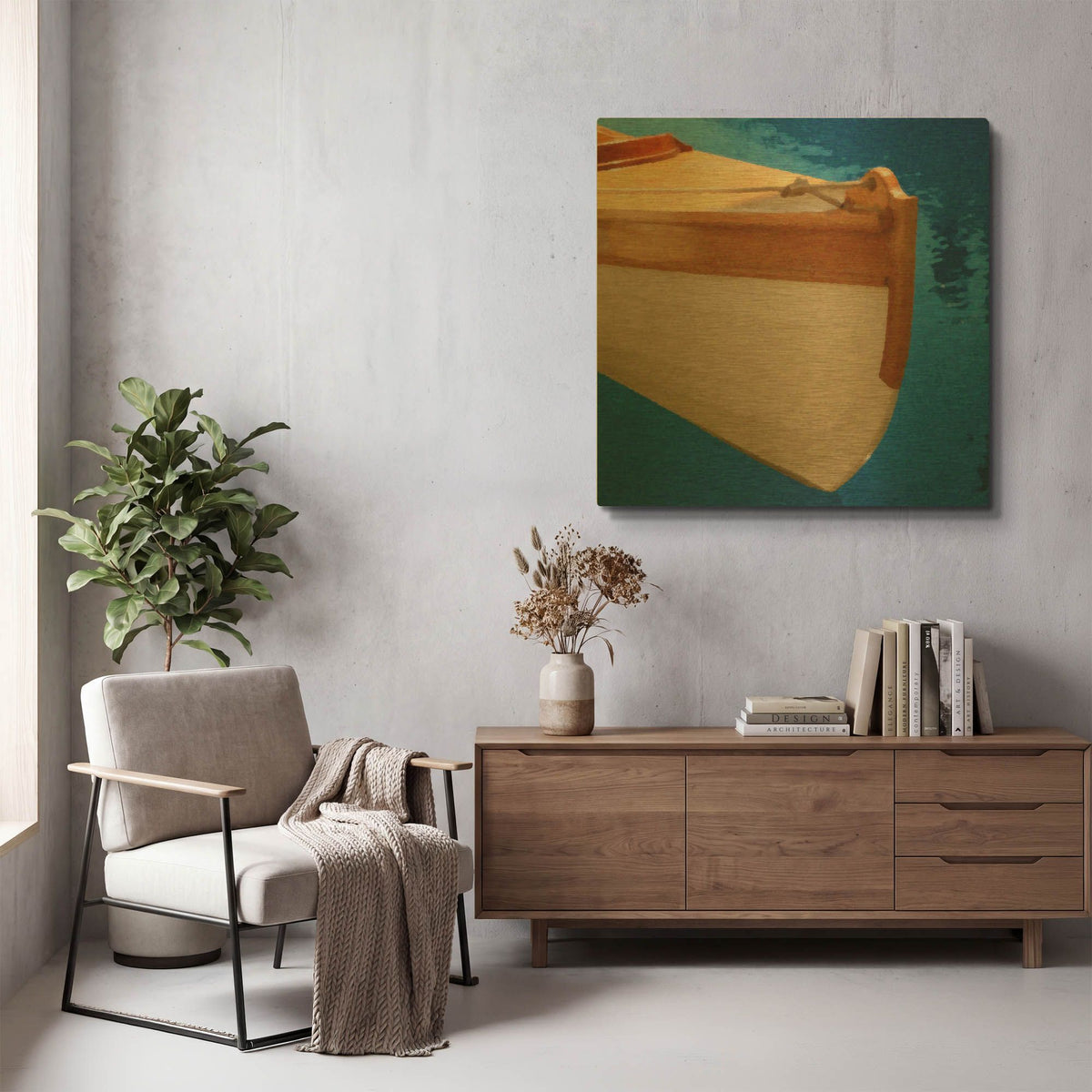 'Nautical Closeups 17' By Carlos Casamayor Gold Metal Wall Art