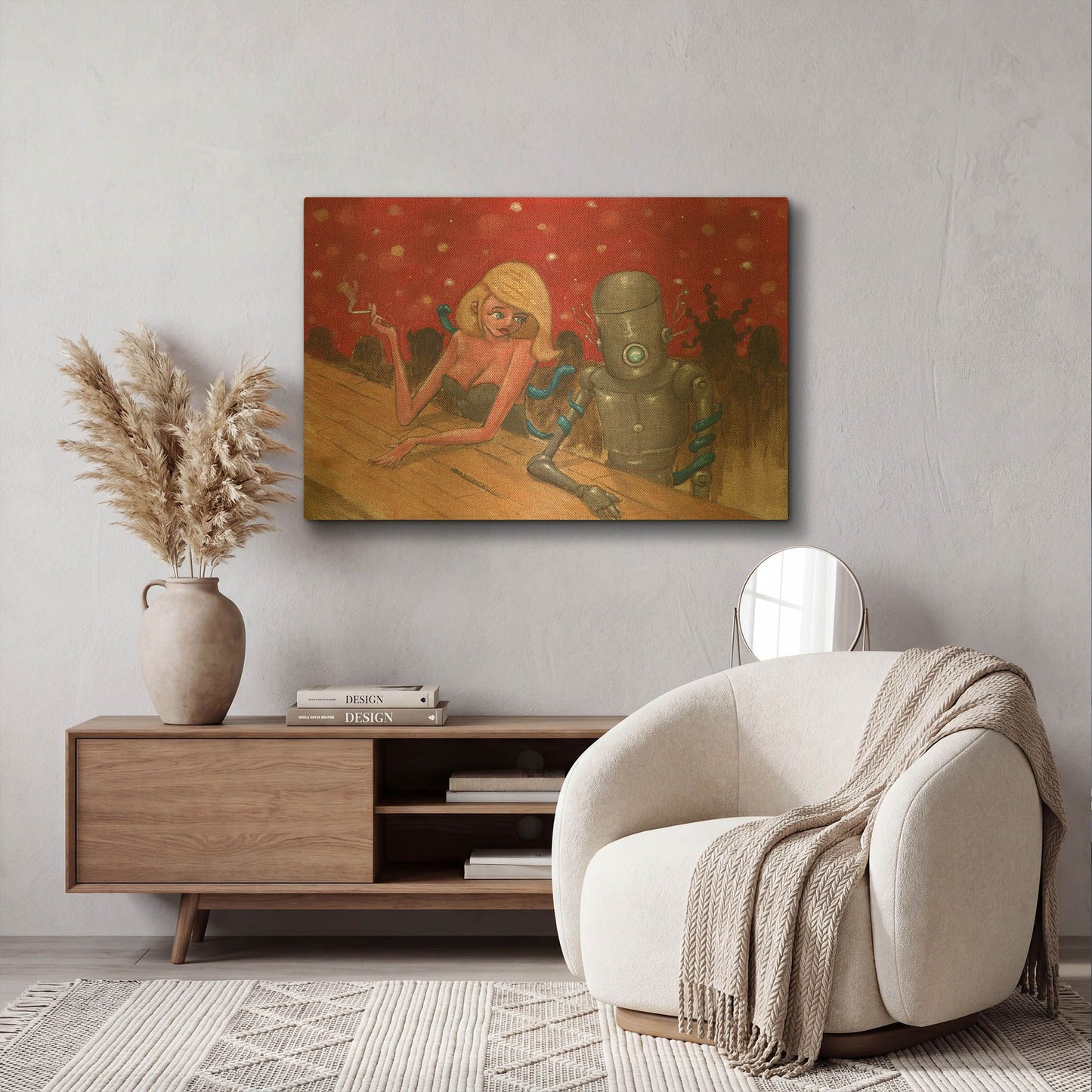 'Your Place' By Craig Snodgrass Gold Metal Wall Art