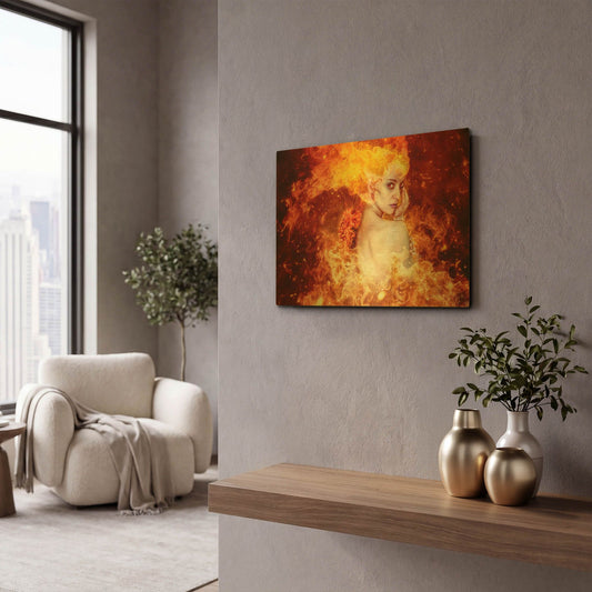 'Countdown' By Mario Sanchez Nevado Gold Metal Wall Art