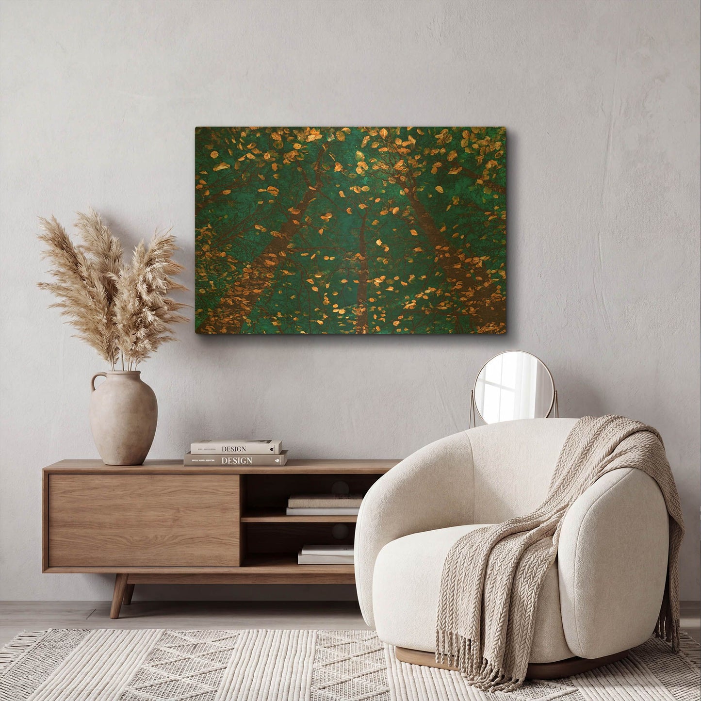 'Plato' By Lars van de Goor Gold Metal Wall Art