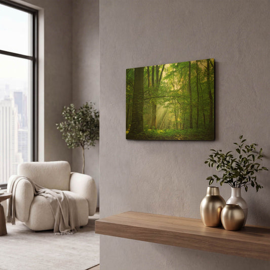 'Breathe' By Lars van de Goor Gold Metal Wall Art
