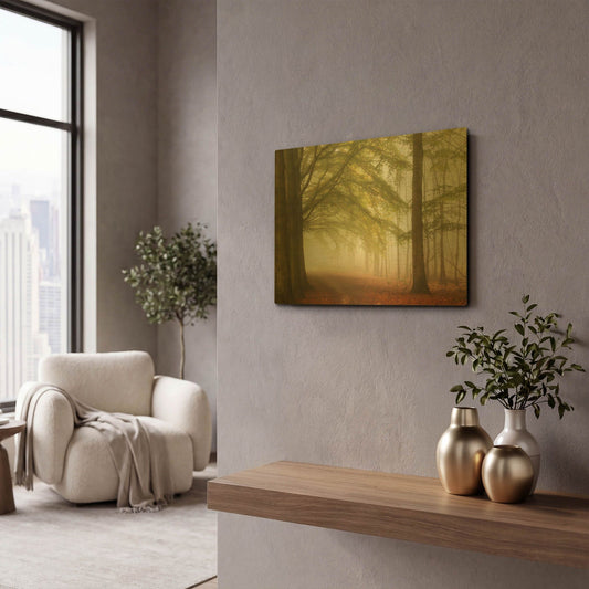 'Dreamwalkers' By Lars van de Goor Gold Metal Wall Art