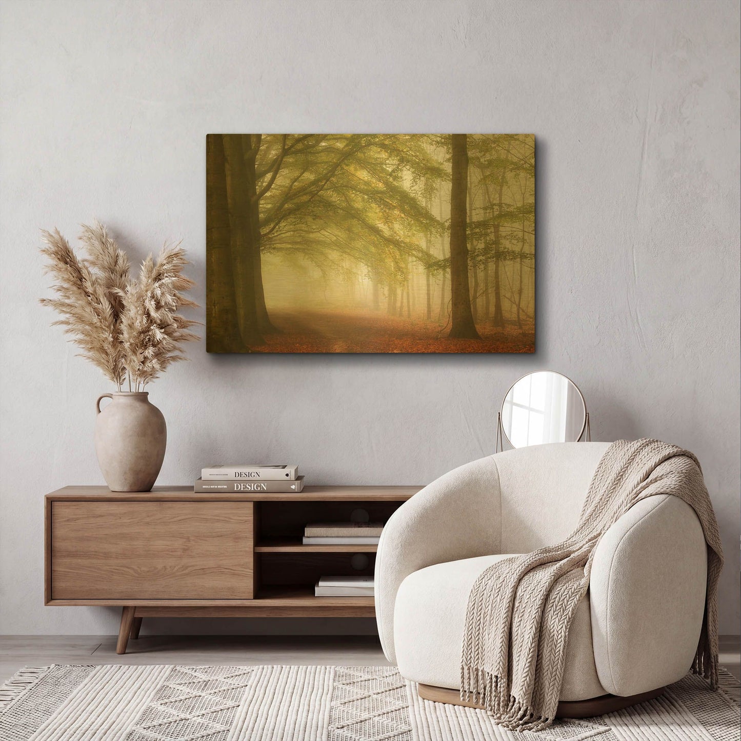 'Dreamwalkers' By Lars van de Goor Gold Metal Wall Art