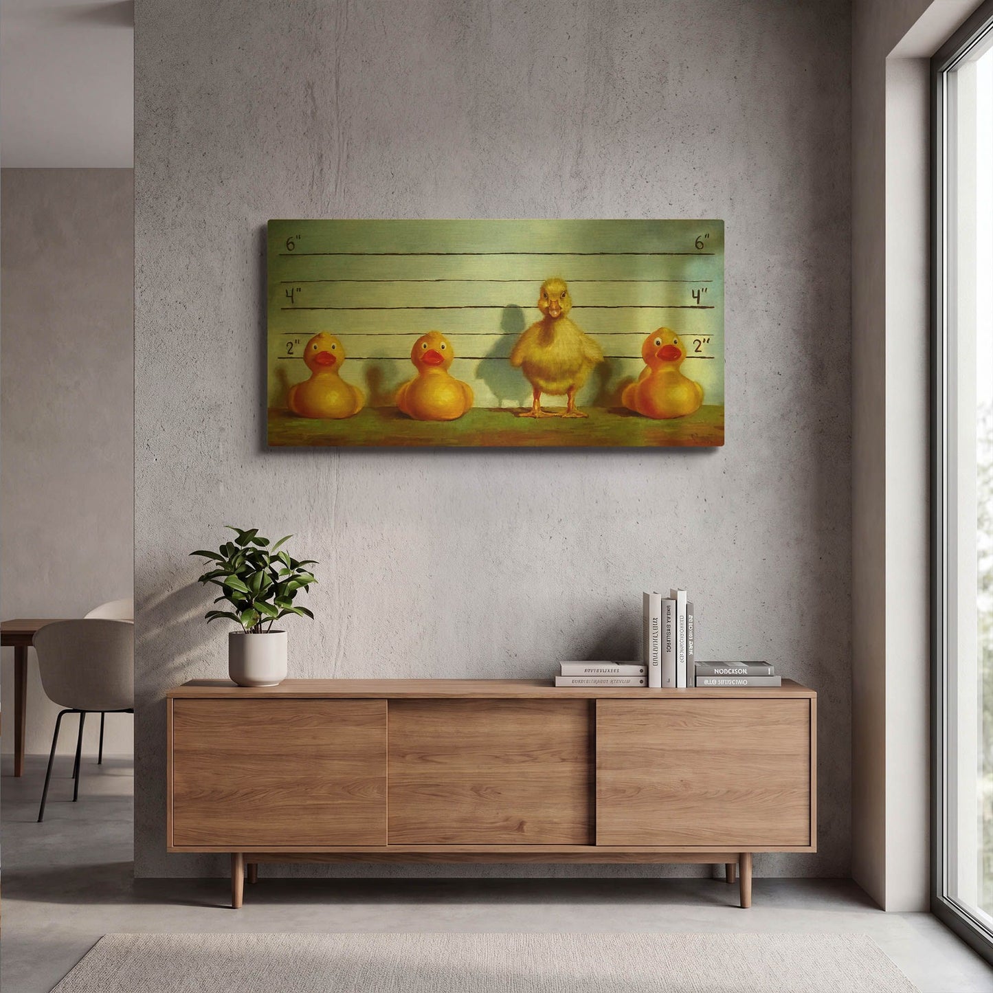 'The Big Lineup' By Lucia Heffernan Gold Metal Wall Art