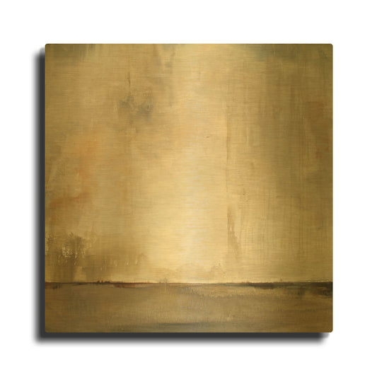 'The Space Of Dreams' By Karen Hale Gold Metal Wall Art