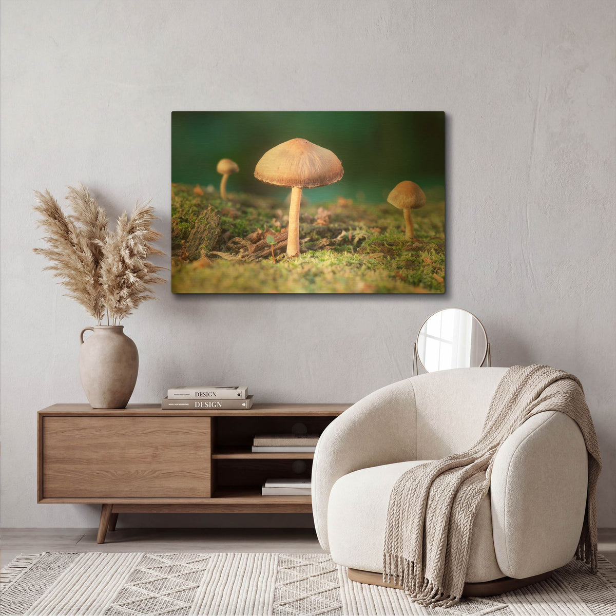 'Buffalo River 2023 01' By Gordon Semmens Gold Metal Wall Art