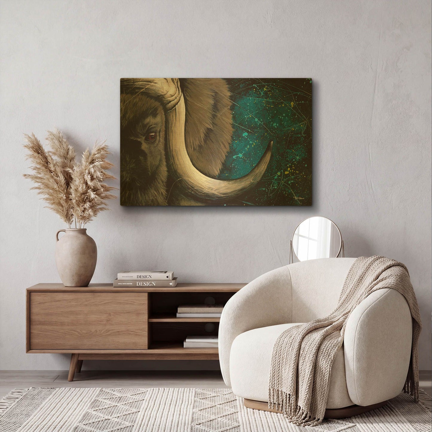 'The Guardian' By Britt Hallowell Gold Metal Wall Art