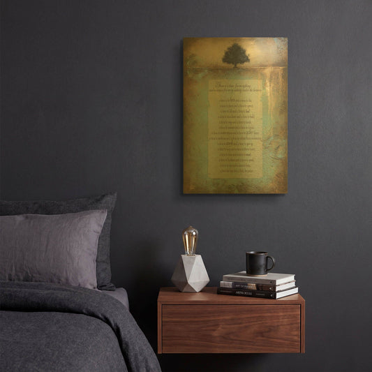 'Time for Everything' By Britt Hallowell Gold Metal Wall Art