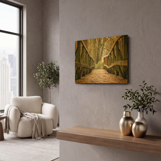 'Away' By LUXE Gold Metal Wall Art