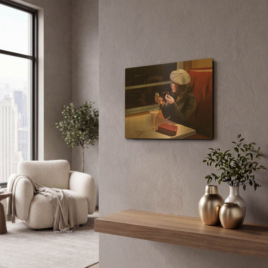 'Dry Martini 2' By Myles Sullivan Gold Metal Wall Art
