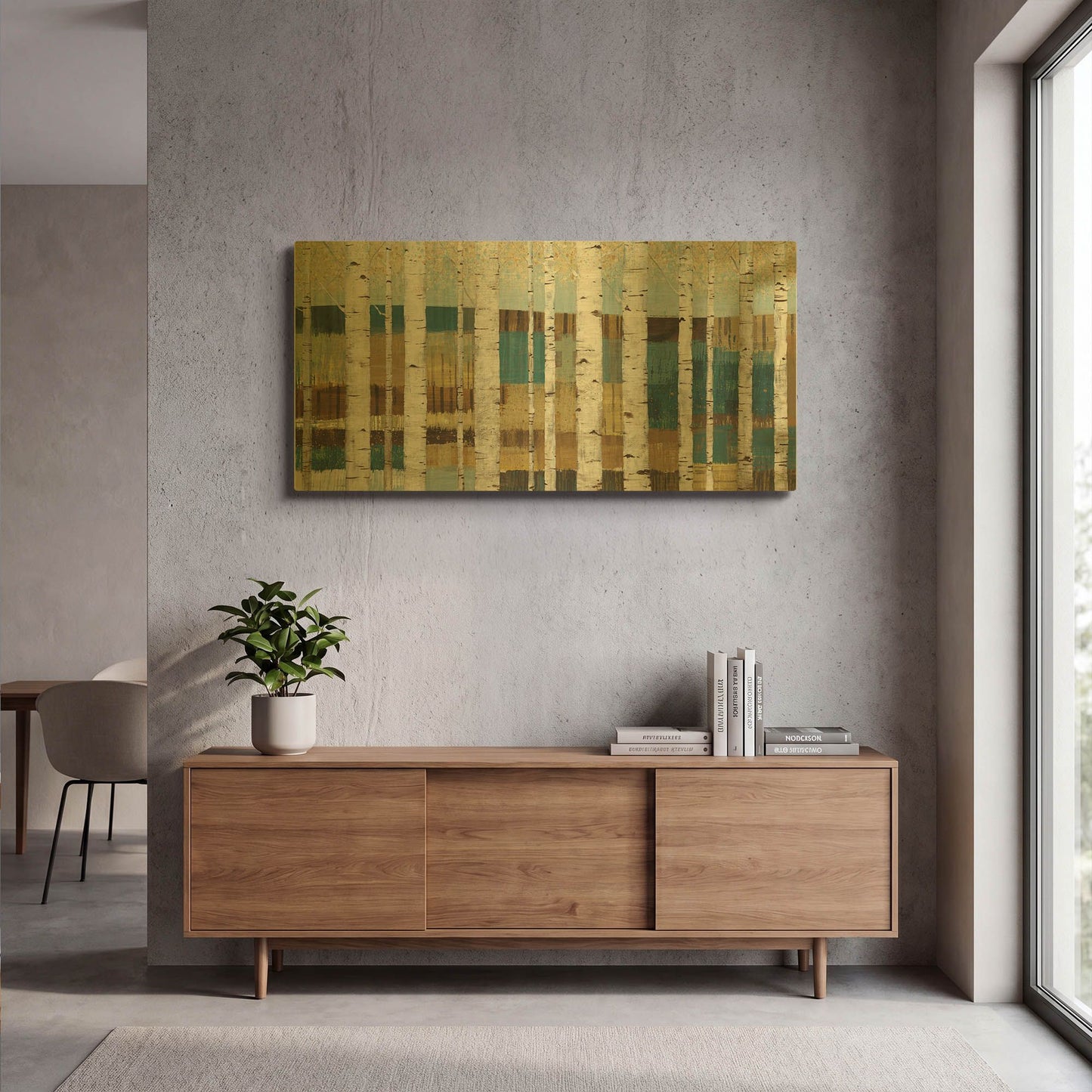 'Shimmering Valley' By Wild Apple Portfolio Gold Metal Wall Art