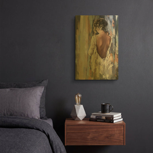 'Lavender' By Alexander Gunin Gold Metal Wall Art