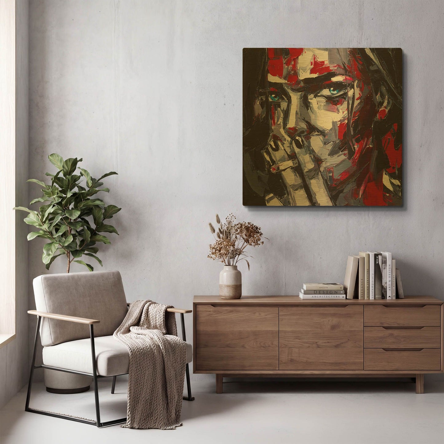 'The Sin' By LUXE Gold Metal Wall Art