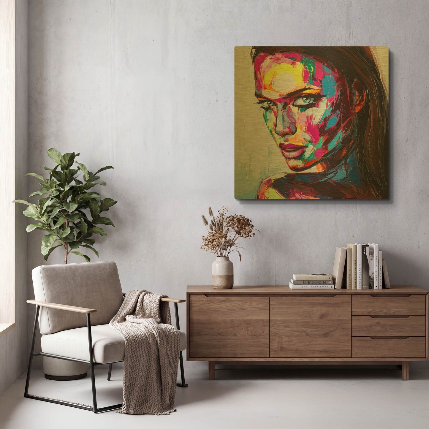 'Turn Loose' By LUXE Gold Metal Wall Art