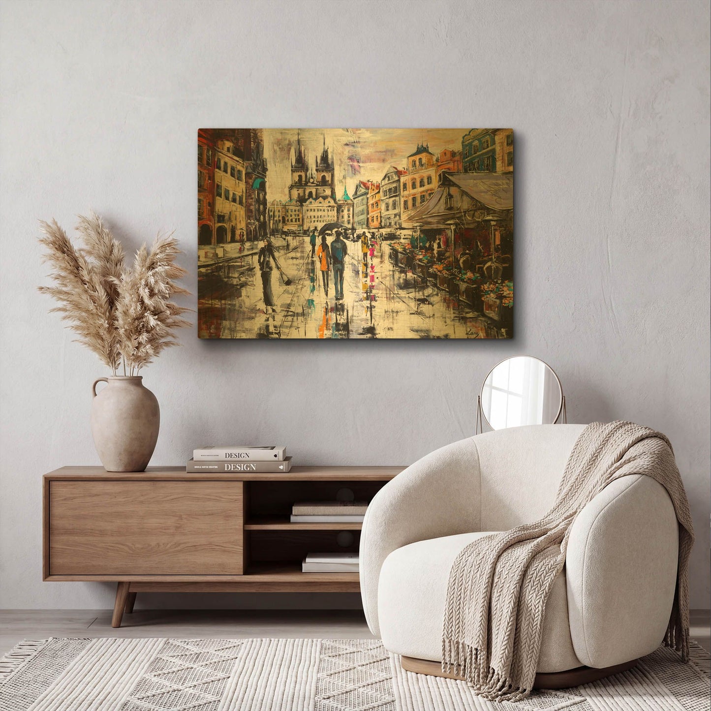 'Prague' By LUXE Gold Metal Wall Art