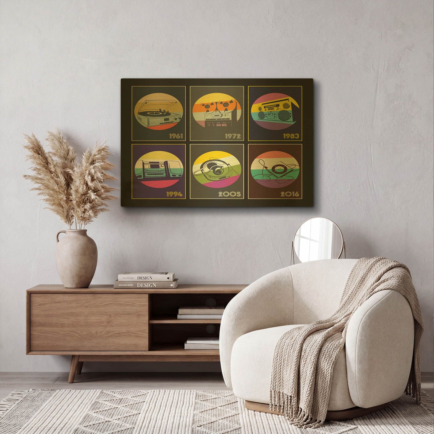 'My Jam' By LUXE Gold Metal Wall Art