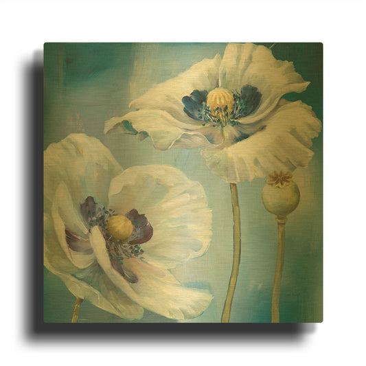 'Blue Dance II' By Lisa Audit Gold Metal Wall Art