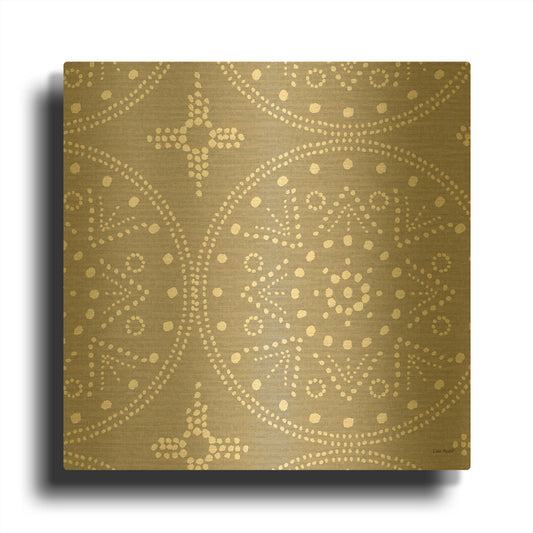 'A Wood Land Walk XXIV' By Lisa Audit Gold Metal Wall Art