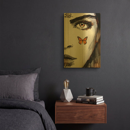 'Tangerine Dream' By Loui Jover Gold Metal Wall Art