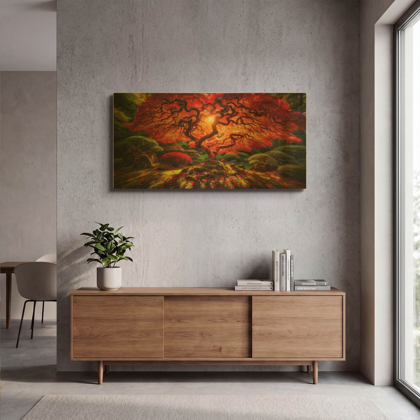 'Fire Garden' By Rich Monet Gold Metal Wall Art