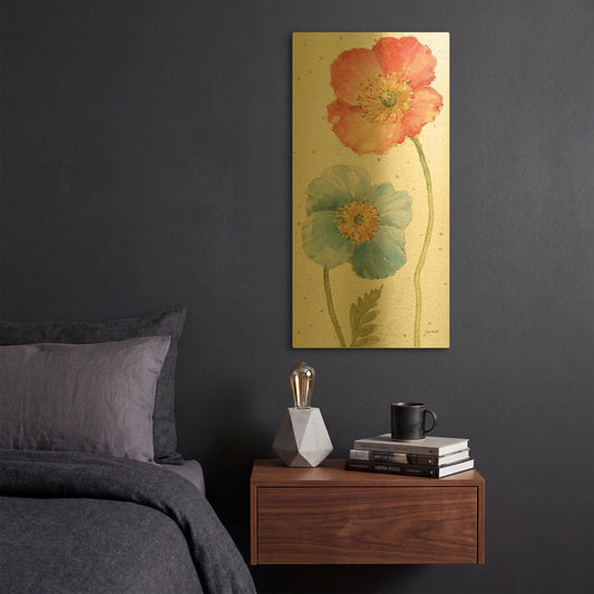 'Spring Softies V' By Lisa Audit Gold Metal Wall Art