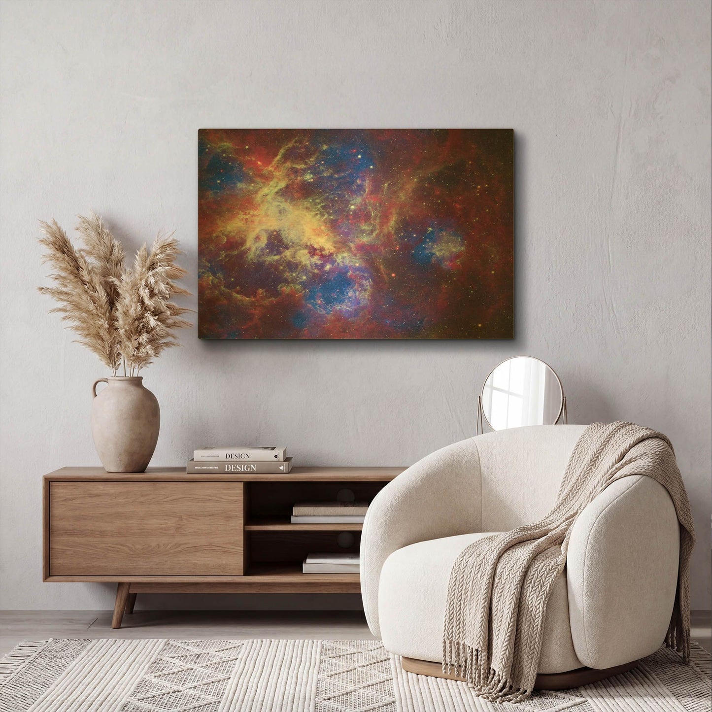 'Tarantula Nebula' By NASA Space Photos Gold Metal Wall Art