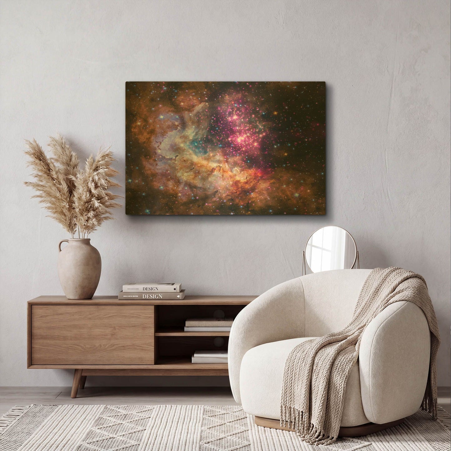 'Westerlund 2' By NASA Space Photos Gold Metal Wall Art