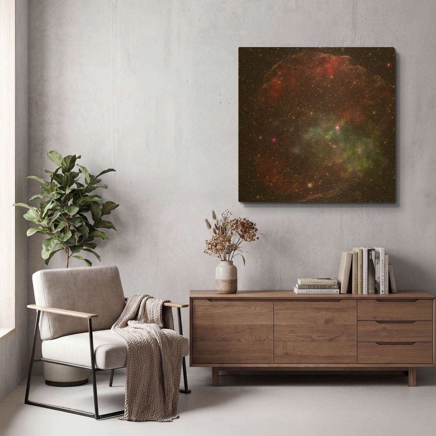 'DEM L238 Supernova' By NASA Space Photos Gold Metal Wall Art