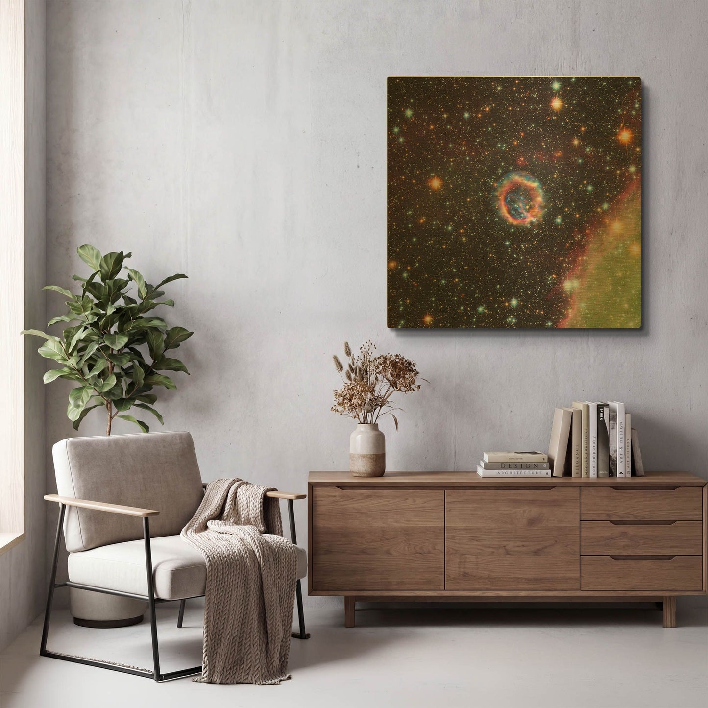 'EO102 Supernova' By NASA Space Photos Gold Metal Wall Art