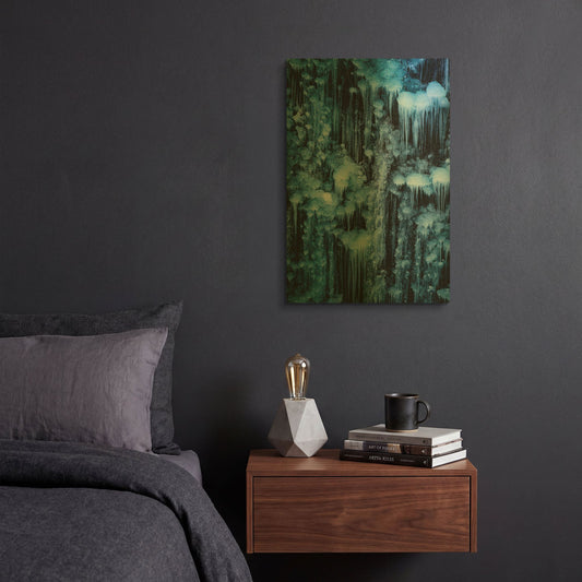 'dripping in diamonds' By Darren White Gold Metal Wall Art