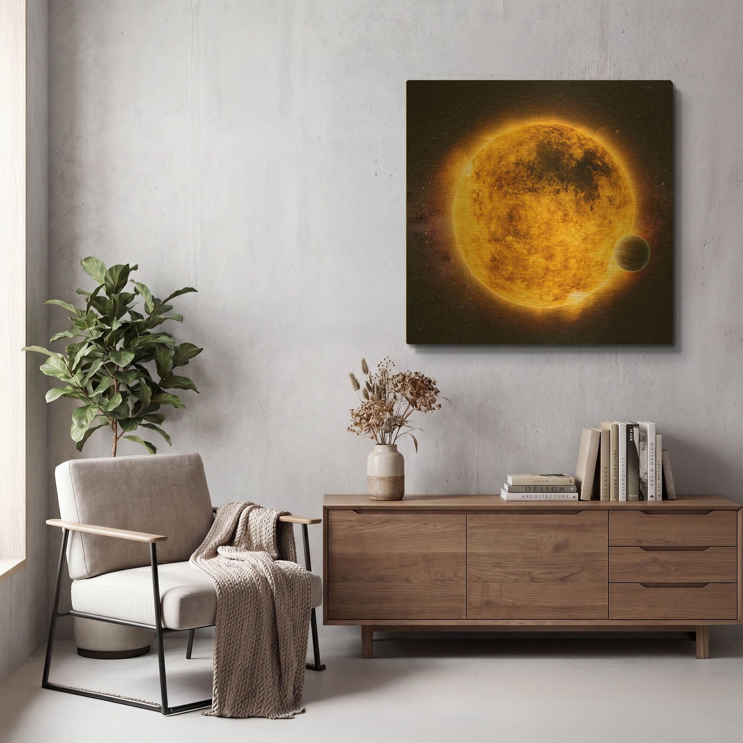 'Older Sun-Like Star' By NASA Space Photos Gold Metal Wall Art