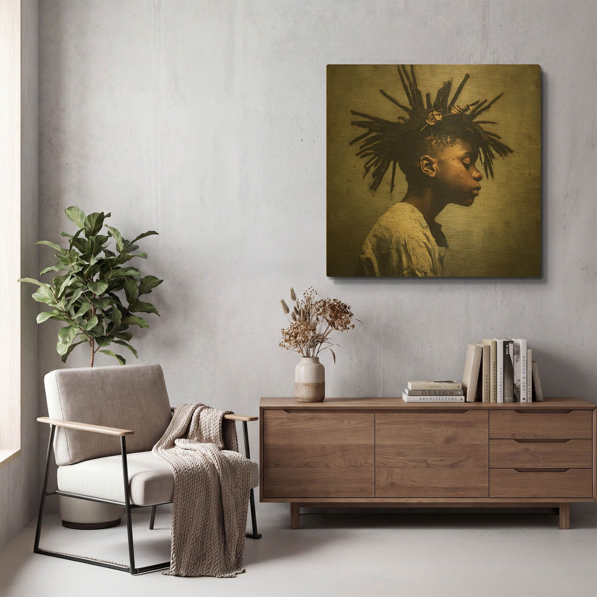 'Unfair' By Rich Monet Gold Metal Wall Art