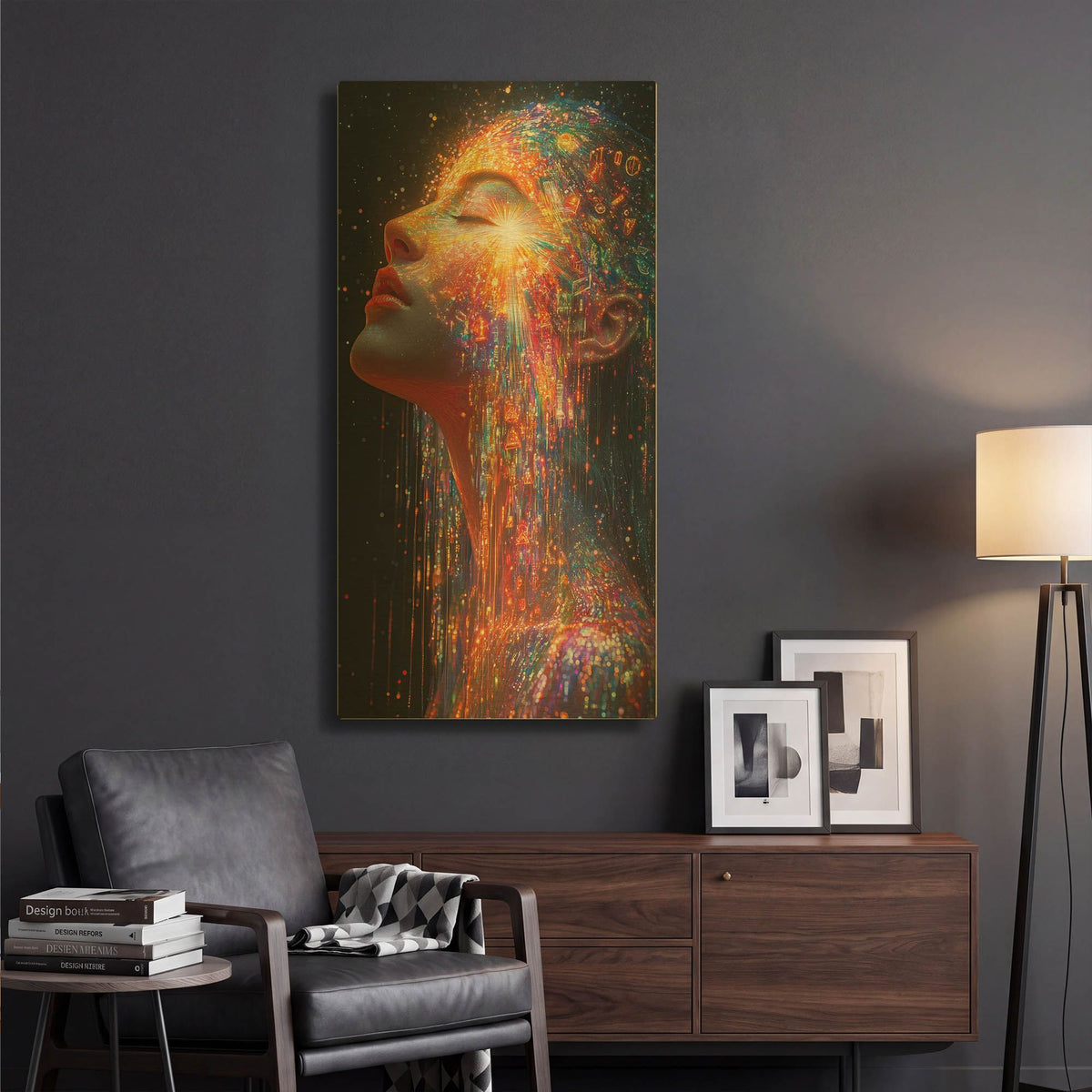 'Dreamer' By Rich Monet Gold Metal Wall Art