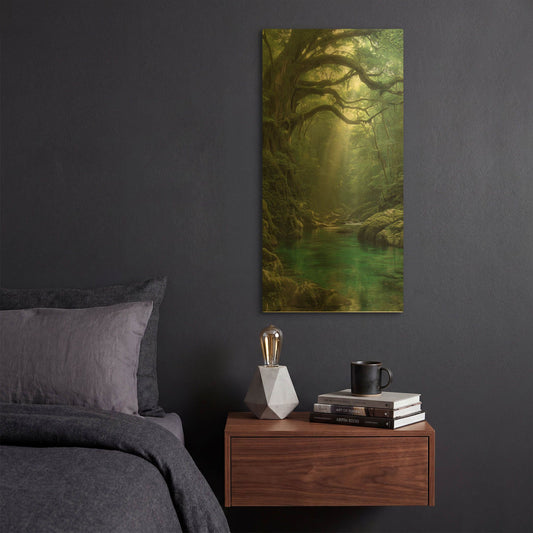 'Enchanted Forest' By Rich Monet Gold Metal Wall Art