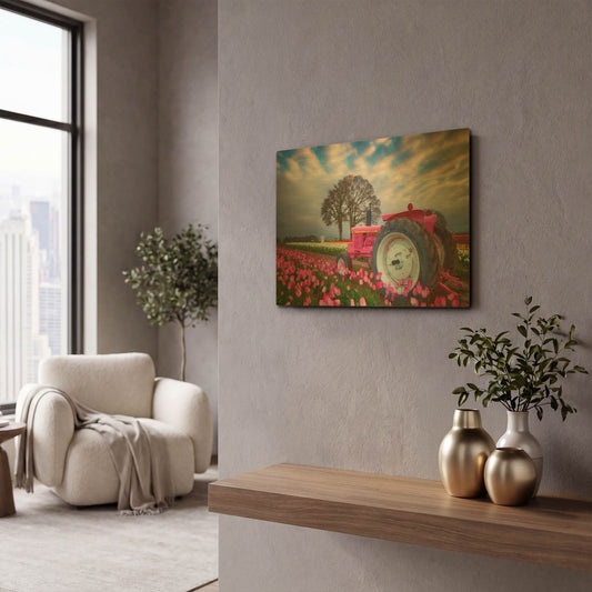 'Jane Deere' By Darren White Gold Metal Wall Art