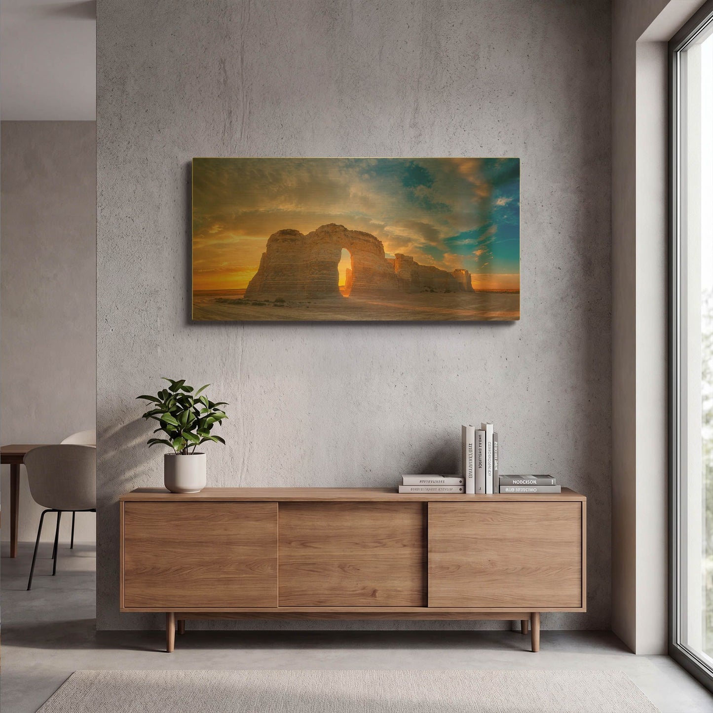 'Kansas Gold' By Darren White Gold Metal Wall Art