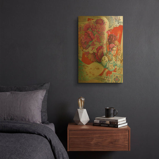 'Proclaim' By David Galchutt Gold Metal Wall Art