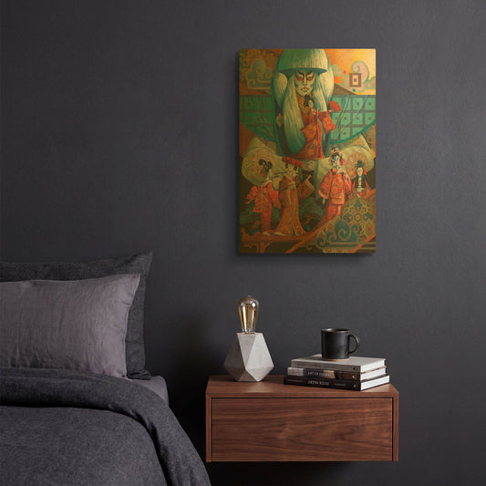'The Collector' By David Galchutt Gold Metal Wall Art