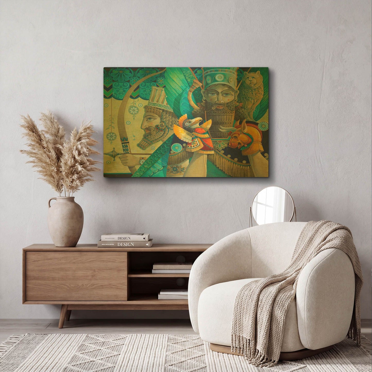 'The Puppet Master' By David Galchutt Gold Metal Wall Art