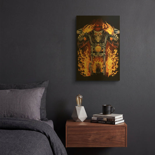 'Harley Design Art' By Flyland Designs Gold Metal Wall Art