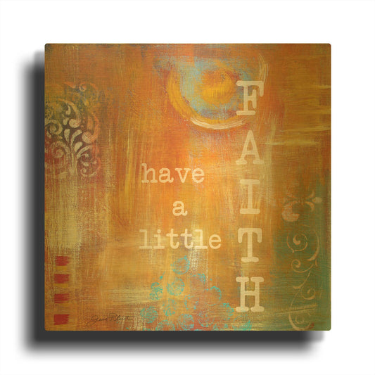 'Abstract Inspirations A' By Jean Plout Gold Metal Wall Art